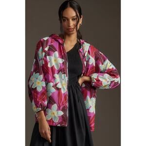 NWT Anthropologie Save the Duck Niam Floral Hooded Coat - Size 2